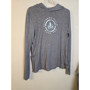 Under Armour PGA 2022 Women XL Long Sleeve Hoodie Heatgear Gray‎ XL